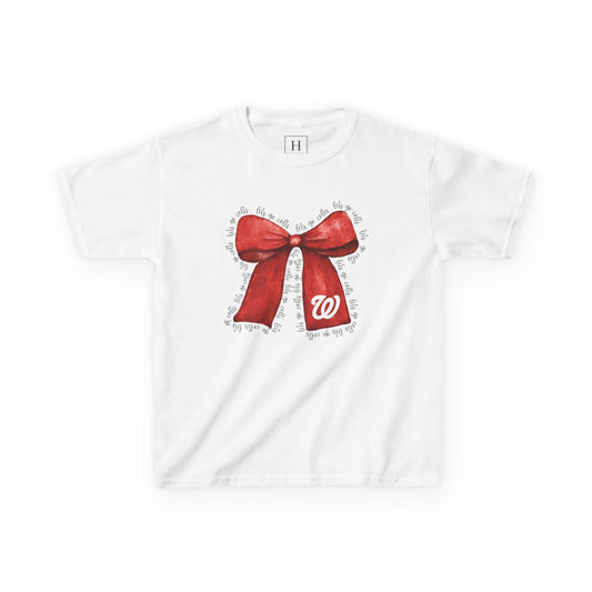YOUTH - Let's Go Colts Bow - W Logo Unisex T-Shirt