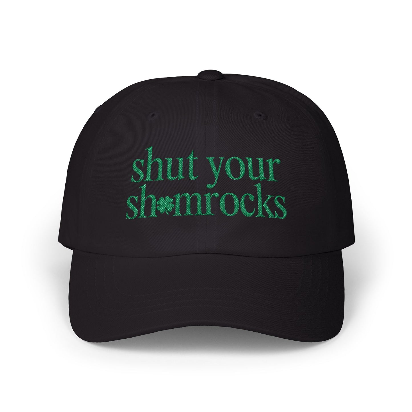 Shut Your Shamrocks Day Dad Cap