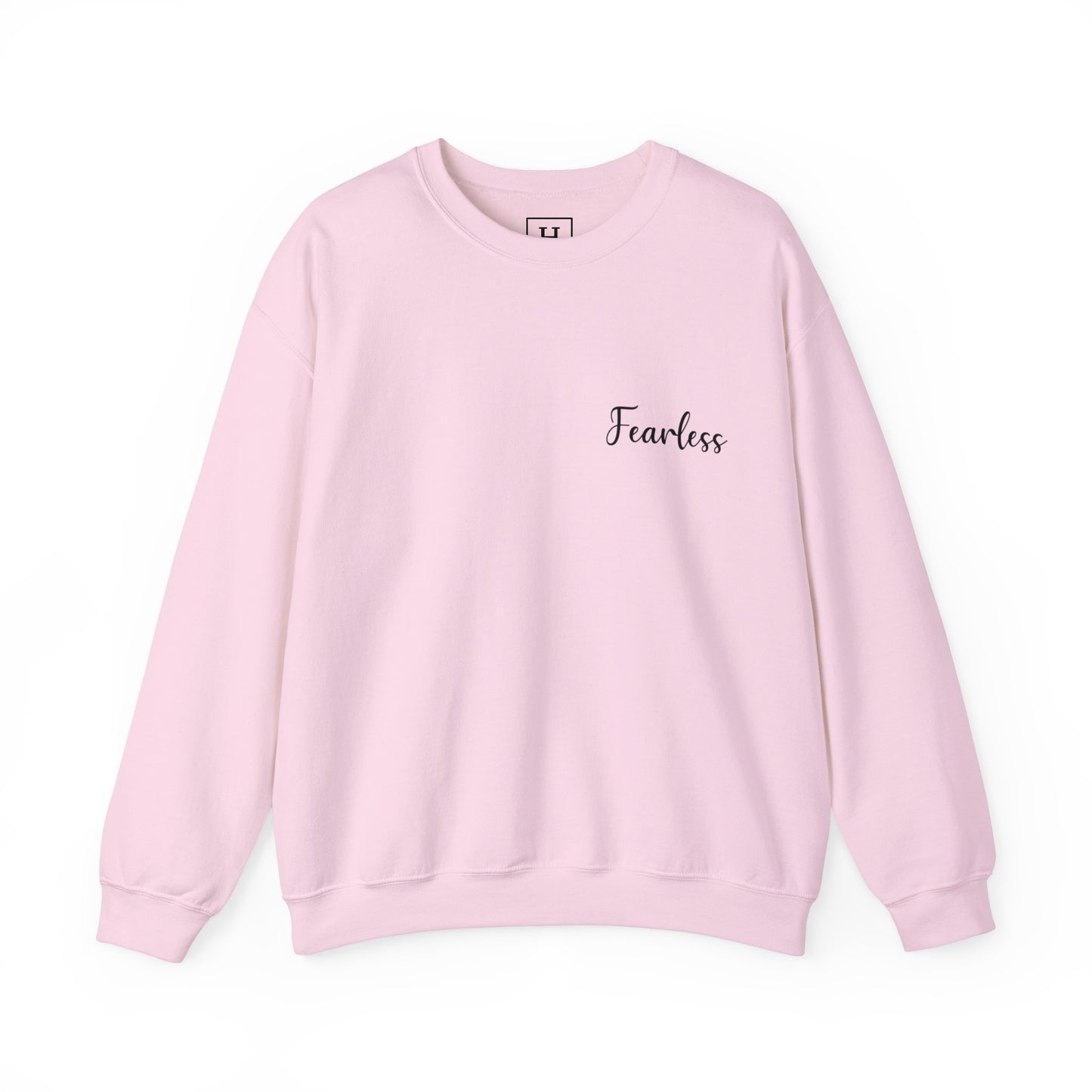 Fearless, Faith In Jesus Christian Sweater (Front and Back)