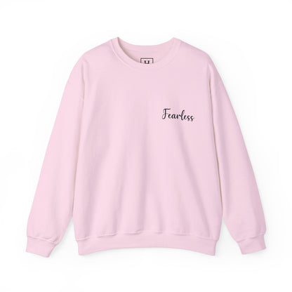 Fearless, Faith In Jesus Christian Sweater (Front and Back)