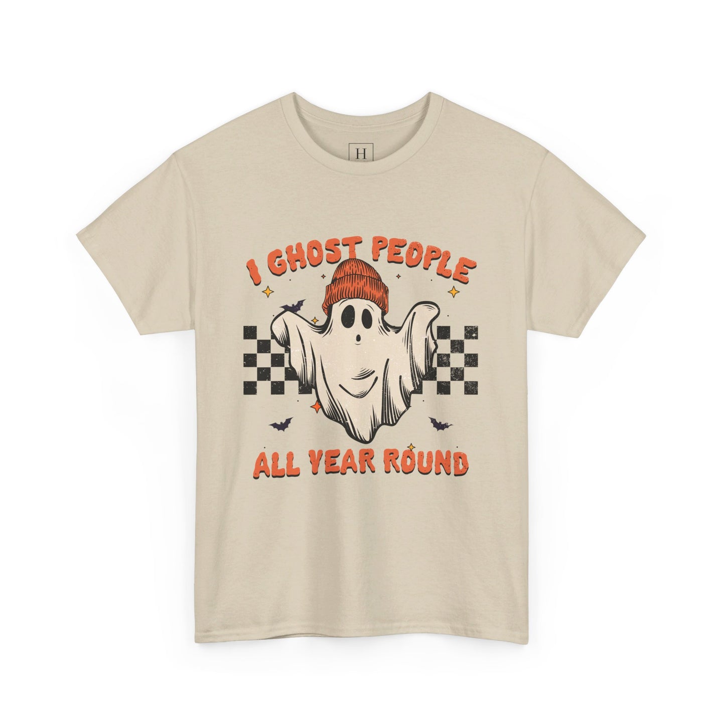 Retro Ghost People Year Round Tee