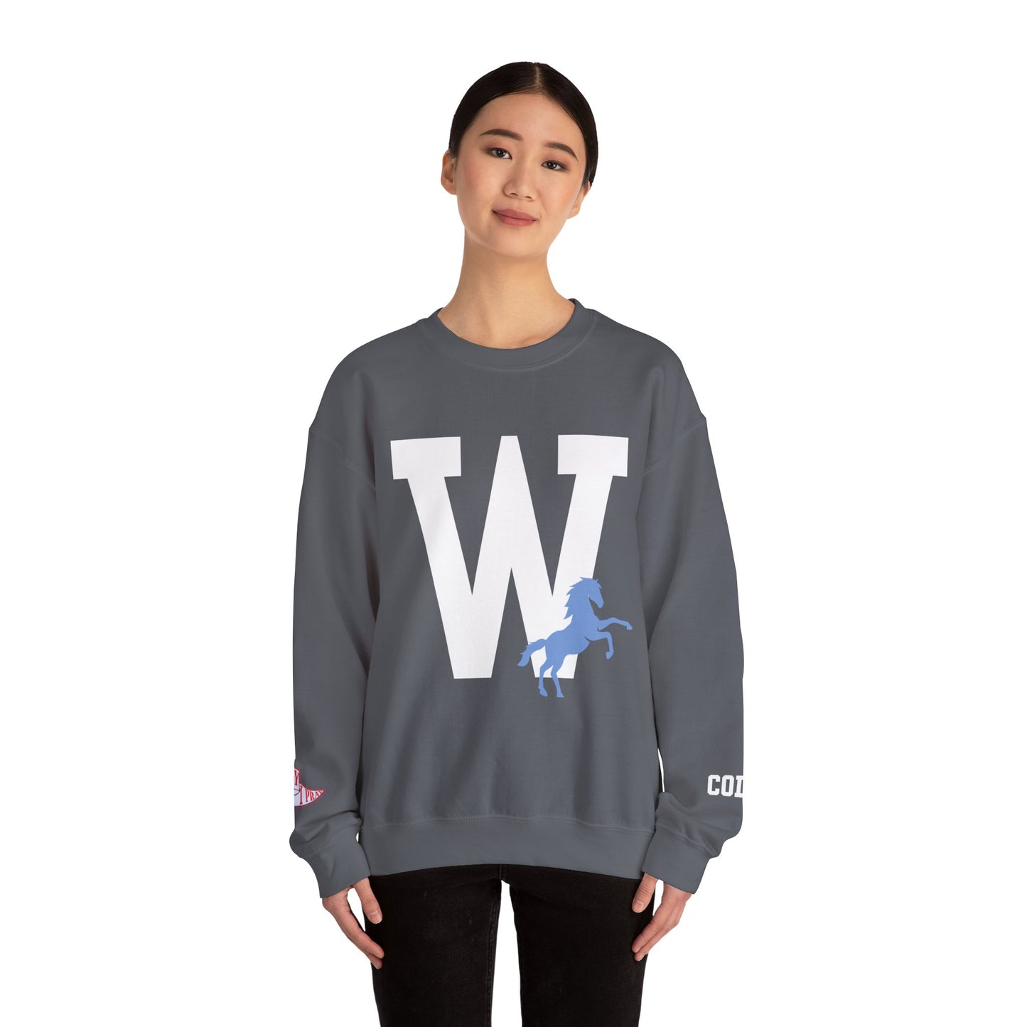 Crewneck Sweatshirt - W HORSE Colts Sweater West Jessamine