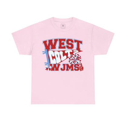 West Jessamine WJMS Colts Fan Tee —  Front & Back Unisex Tee