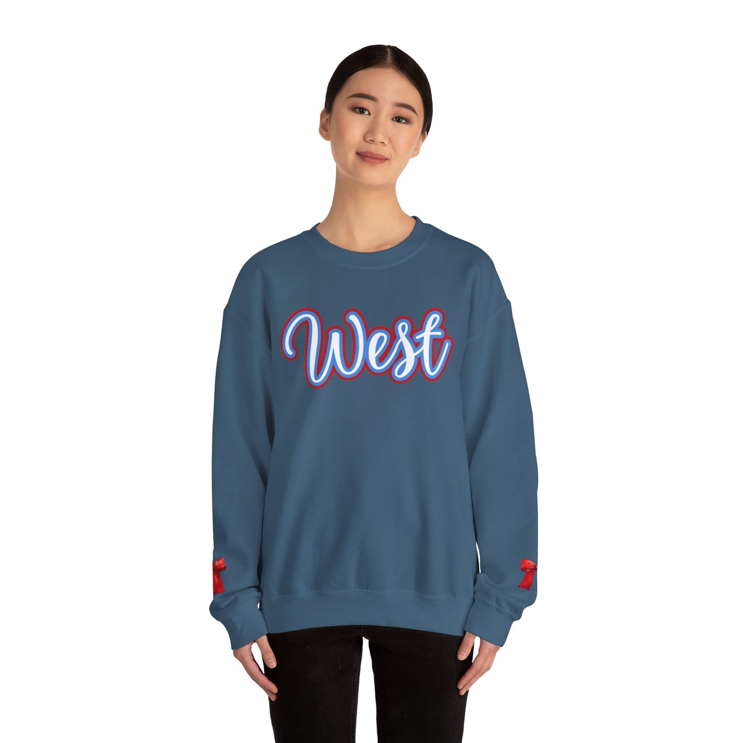 WJ WEST Jessamine -- Bows on Sleeves -- Unisex Sweatshirt