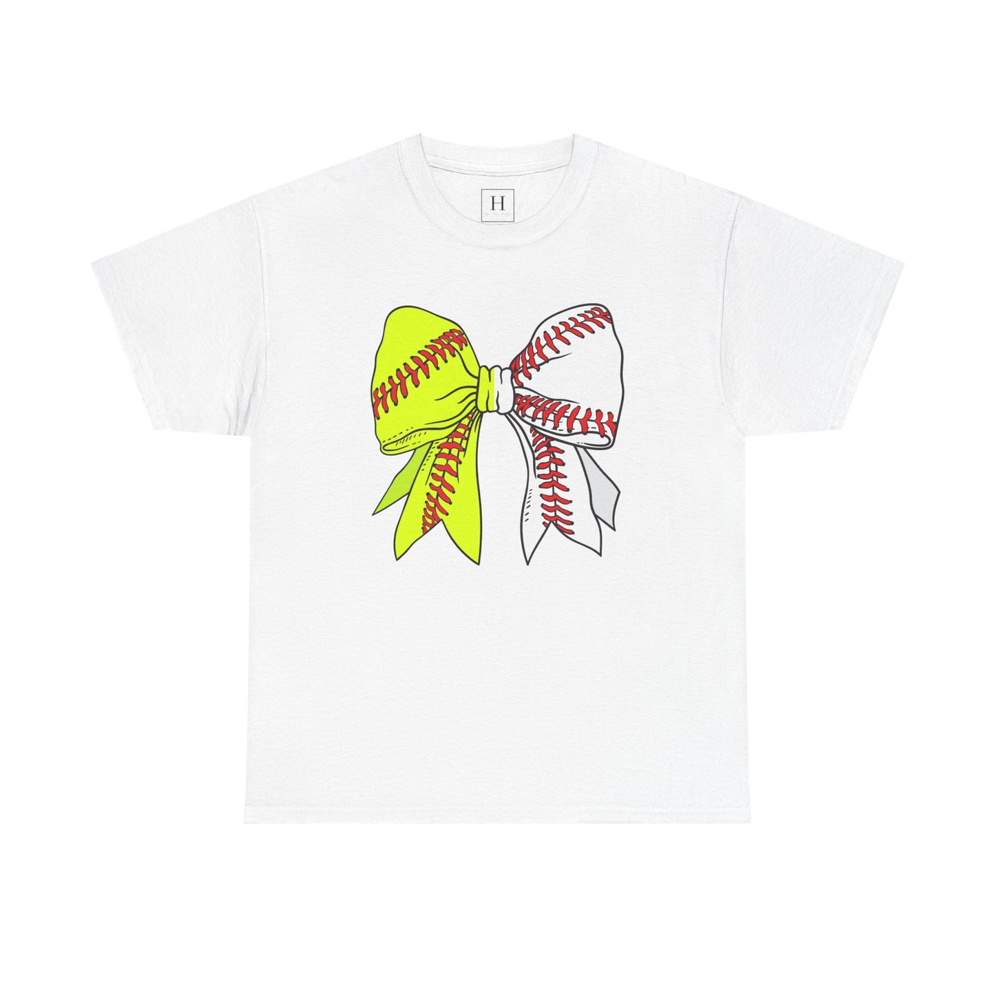 Softball Baseball Bow Unisex Tee - Sports Mama