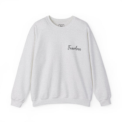 Fearless, Faith In Jesus Christian Sweater (Front and Back)