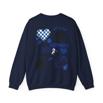 Kentucky Wildcats Football Sweater (Front & Back)