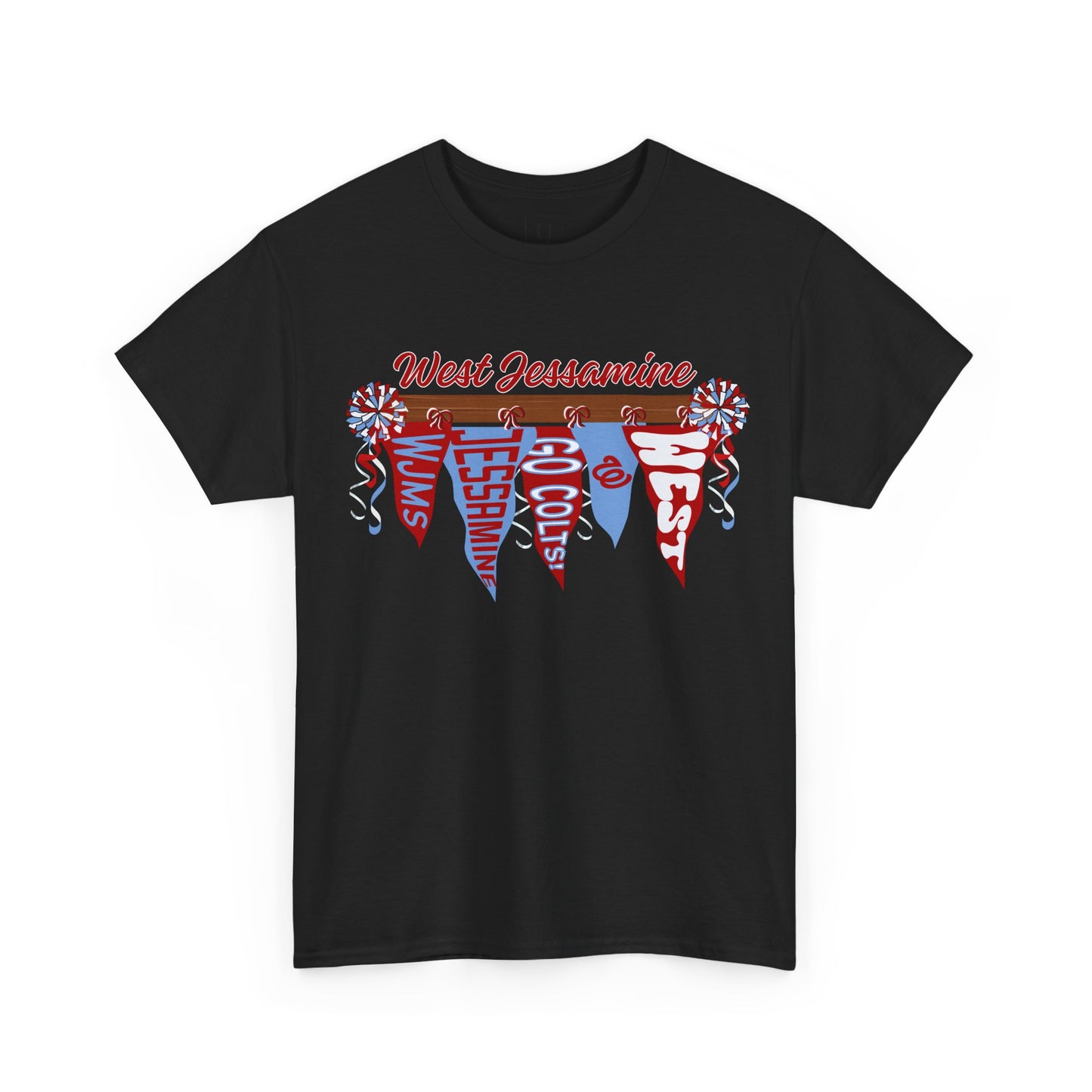 WJMS : West Jessamine Pennant Flags - Unisex Shirt
