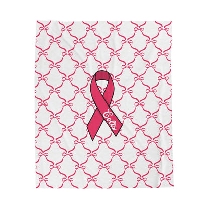 Colts Bow; Breast Cancer Awareness Blanket