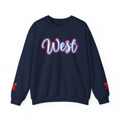 WJ WEST Jessamine -- Bows on Sleeves -- Unisex Sweatshirt