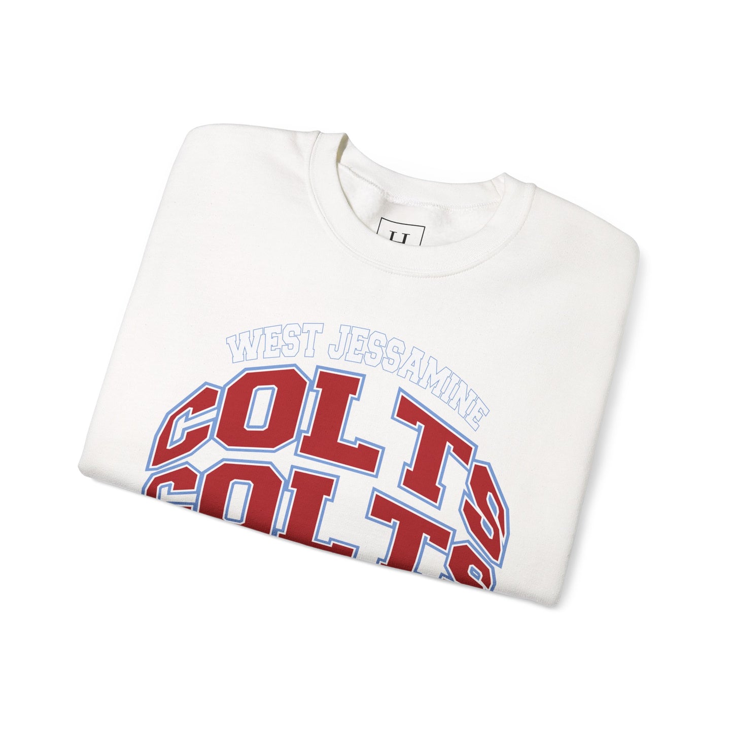 West Jessamine Colts Crewneck Sweatshirt — School Spirit Pride - Unisex
