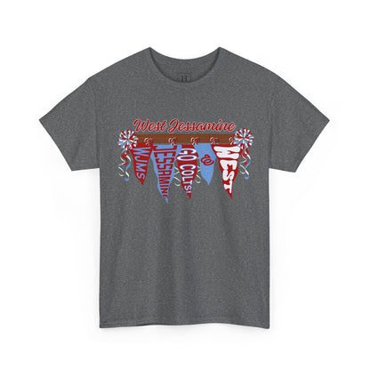 WJMS : West Jessamine Pennant Flags - Unisex Shirt