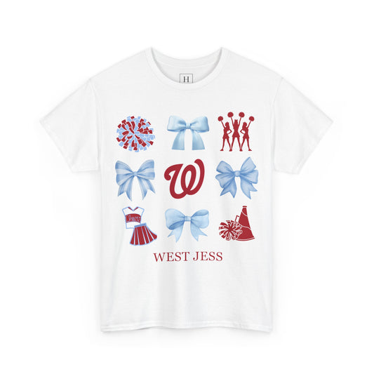 West Jessamine Cheer Coquette Bows Unisex Tee