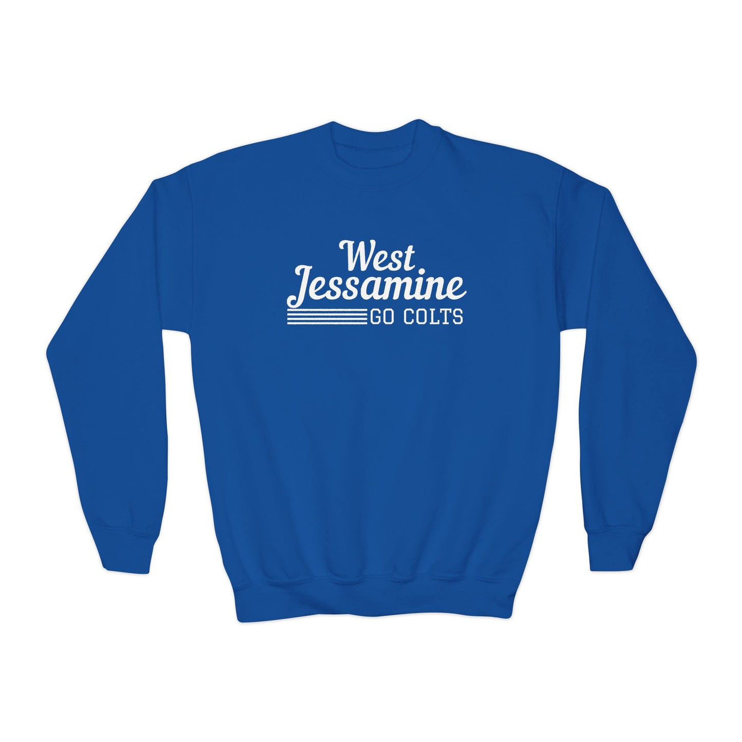 Youth Crewneck Sweatshirt - West Jessamine Colts - Unisex