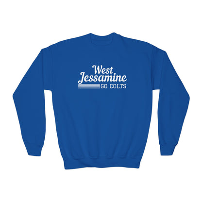 Youth Crewneck Sweatshirt - West Jessamine Colts - Unisex