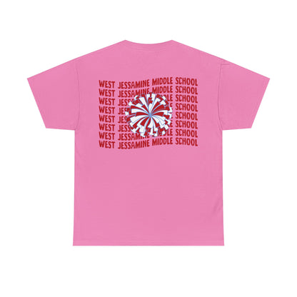 West Jessamine WJMS Colts Fan Tee —  Front & Back Unisex Tee