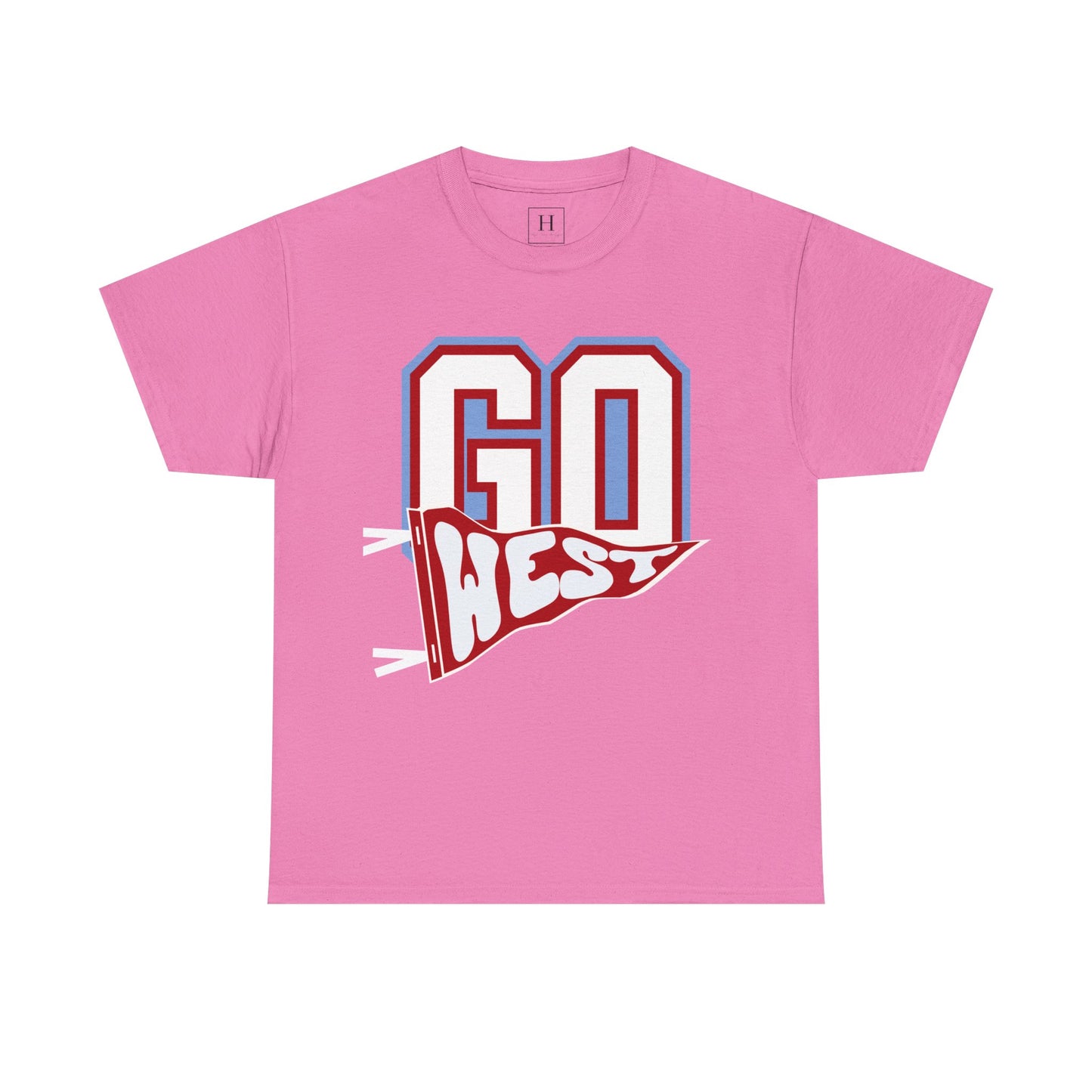 GO WEST Pennant Flag - Unisex