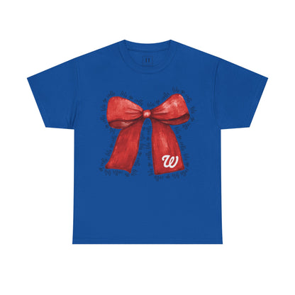 WJ Let's Go Colts Cheer Bow w/ WJ logo - Unisex Shirt