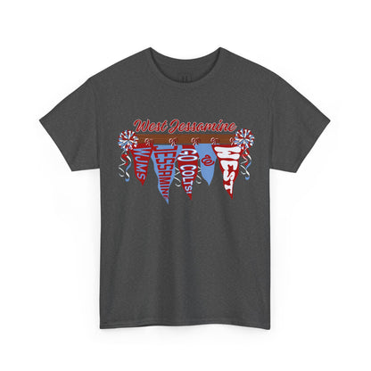 WJMS : West Jessamine Pennant Flags - Unisex Shirt