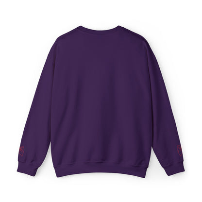 Valentine Heart 'Diet Coke' with Red Bows on Left & Right Sleeves Crewneck Sweatshirt -Embroidered