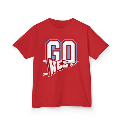 YOUTH -- GO WEST Pennant Flag - Unisex