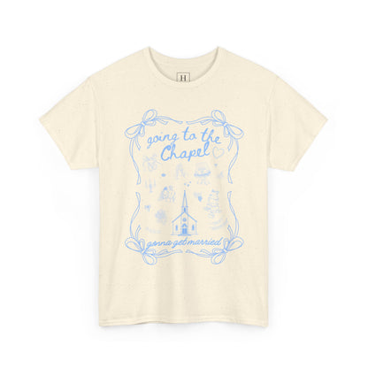 "Going to the Chapel" Wedding Bow - Bridal Tshirt