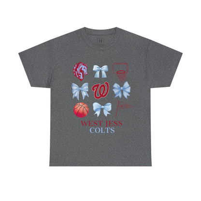 West Jessamine Basketball Coquette Unisex Tee