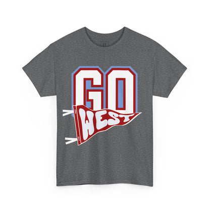 GO WEST Pennant Flag - Unisex