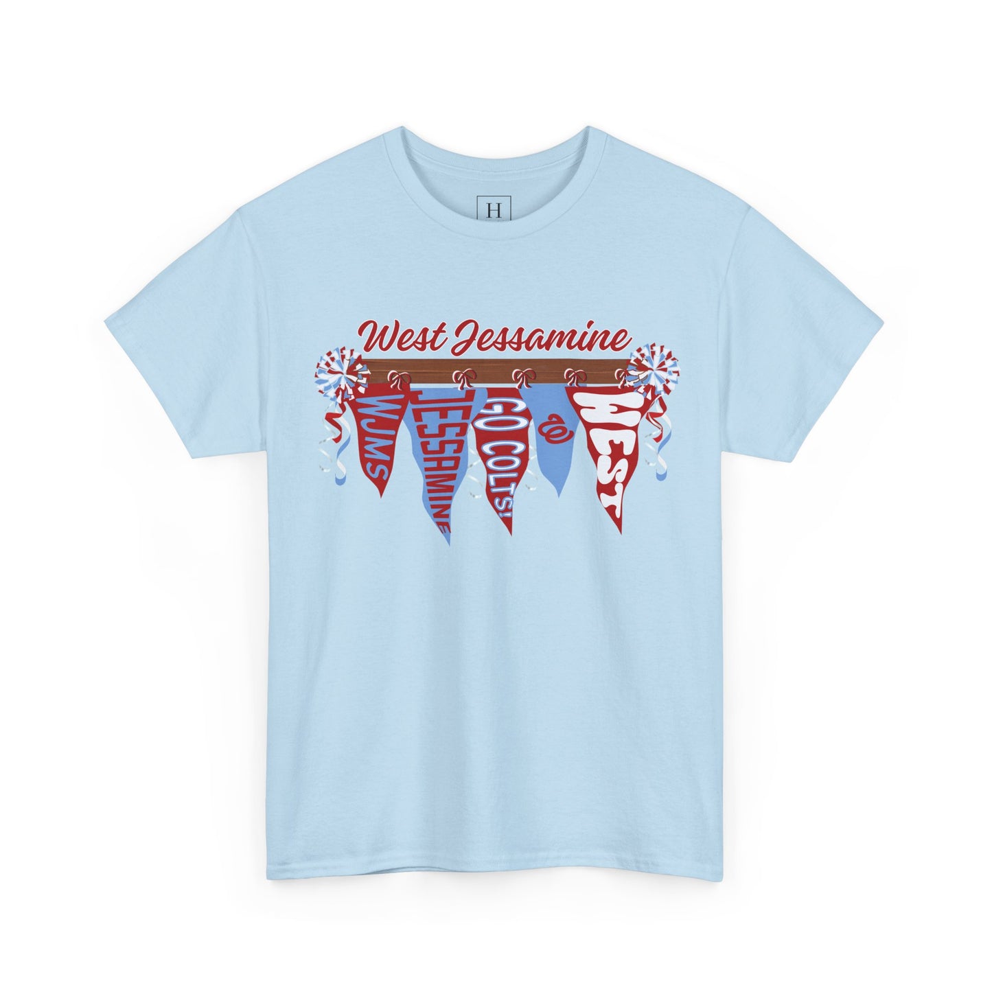 WJMS : West Jessamine Pennant Flags - Unisex Shirt