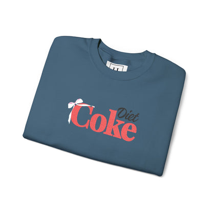 Bow 'Diet Coke' Crewneck Sweatshirt - Embroidered