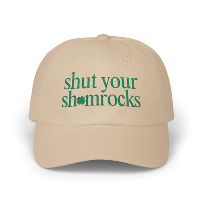 Shut Your Shamrocks Day Dad Cap