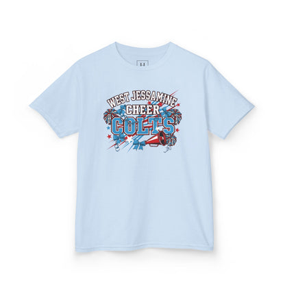 YOUTH - - West Jessamine Cheer COLTS - Poms, Bows, Stars - Unisex Shirt