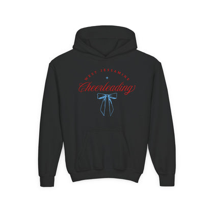 Youth Hoodie -- Cheerleading Bows Unisex Tee - West Jessamine Coquette Design