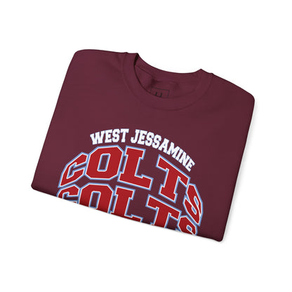West Jessamine Colts Crewneck Sweatshirt — School Spirit Pride - Unisex