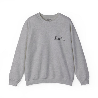 Fearless, Faith In Jesus Christian Sweater (Front and Back)