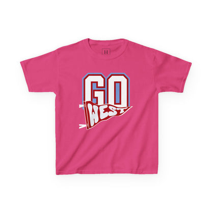 YOUTH -- GO WEST Pennant Flag - Unisex
