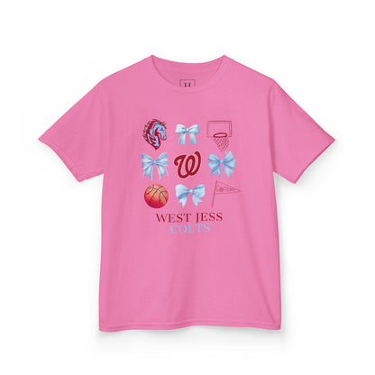 YOUTH --- West Jessamine Basketball Coquette Unisex Tee