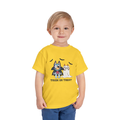 Toddler Bluey Trick or Treat T-shirt
