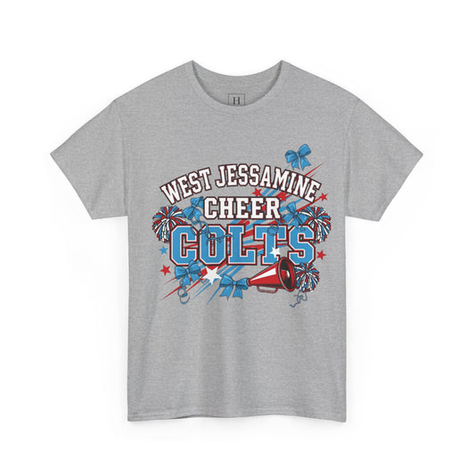 West Jessamine Cheer COLTS - Poms, Bows, Stars - Unisex Shirt