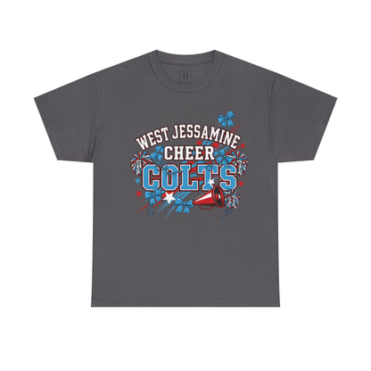 West Jessamine Cheer COLTS - Poms, Bows, Stars - Unisex Shirt