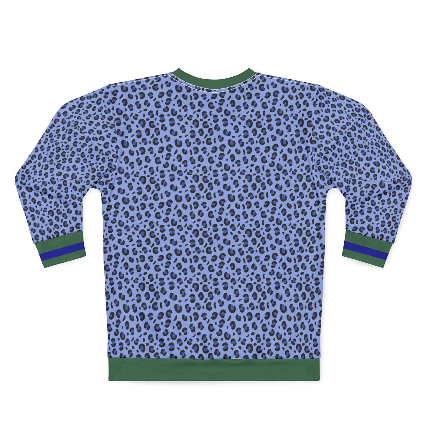 East Jessamine Blue Cheetah Print Sweatshirt — AOP Pullover