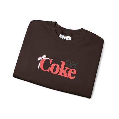Bow 'Diet Coke' Crewneck Sweatshirt - Embroidered