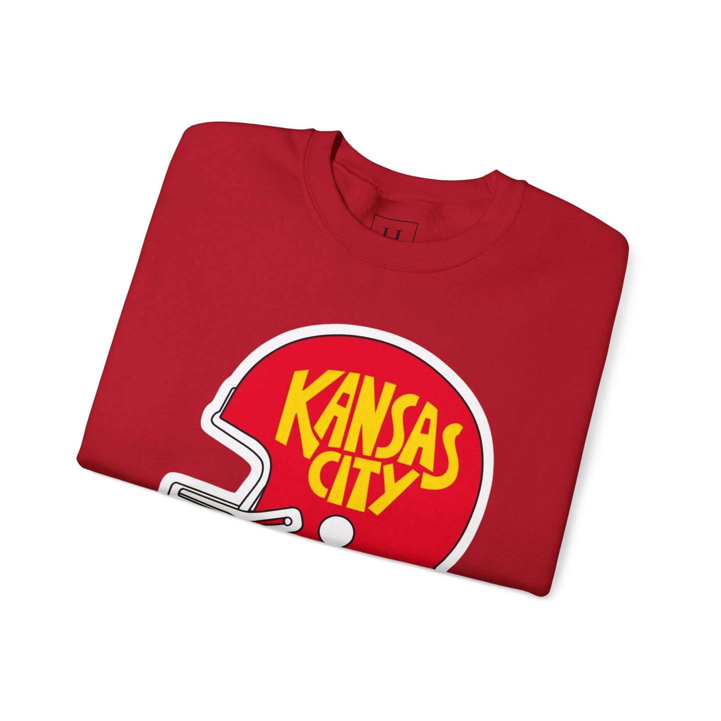 Game Day KS Chiefs Football Helmet - Unisex Sweatshirt