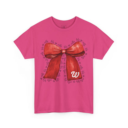 WJ Let's Go Colts Cheer Bow w/ WJ logo - Unisex Shirt