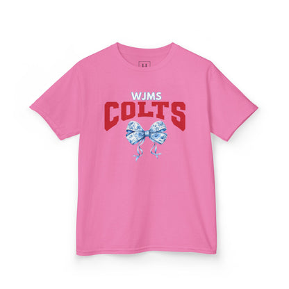 YOUTH - WJMS COLTS Coquette Bow Tee