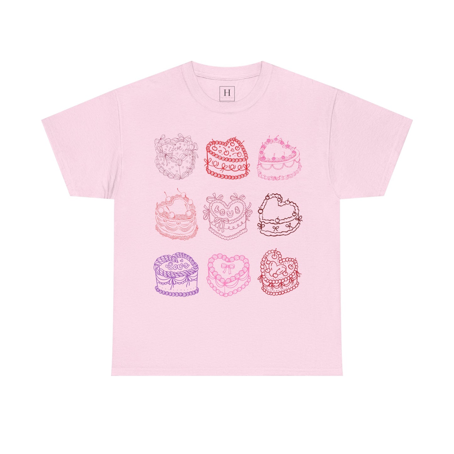 Coquette Cherry Bow Cake T-Shirt