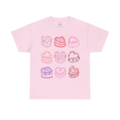 Coquette Cherry Bow Cake T-Shirt