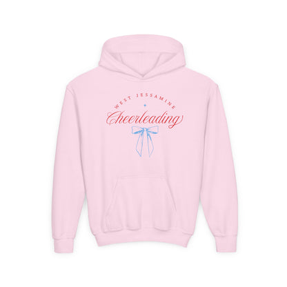 Youth Hoodie -- Cheerleading Bows Unisex Tee - West Jessamine Coquette Design