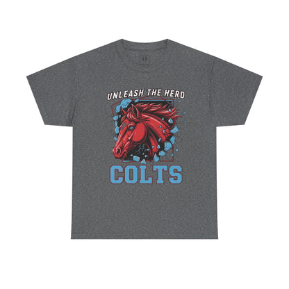 Vintage Horsehead Unisex Tee - Unleash the Herd Design