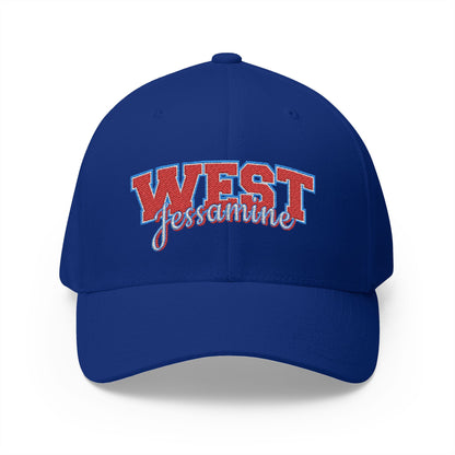 West Jessamine - Colts Pennant on Left Side - Embroidered Baseball Cap — Retro Game Day School Spirit